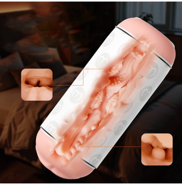 MizzZee - QingQu Male Masturbator Cup (Dual Hole Model) MizzZee - QingQu Male Masturbator Cup (Dual Hole Model)